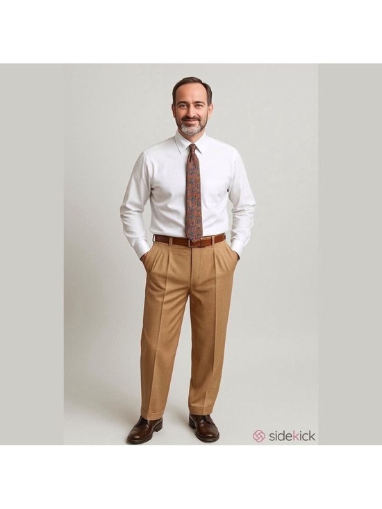 Zanella Other - Zanella Platinum Trousers Tan Wool Size 34